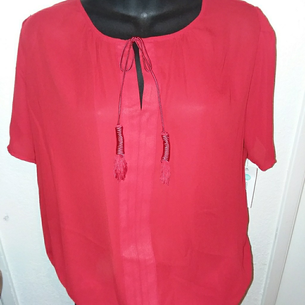 Stitch fix - Bird - exclusive red blouse